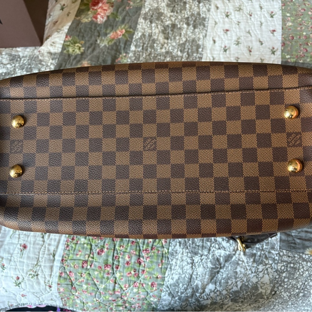 Louis Vuitton Brown Checkered Shoulder Bag TREVI GM - Picture 13 of 16